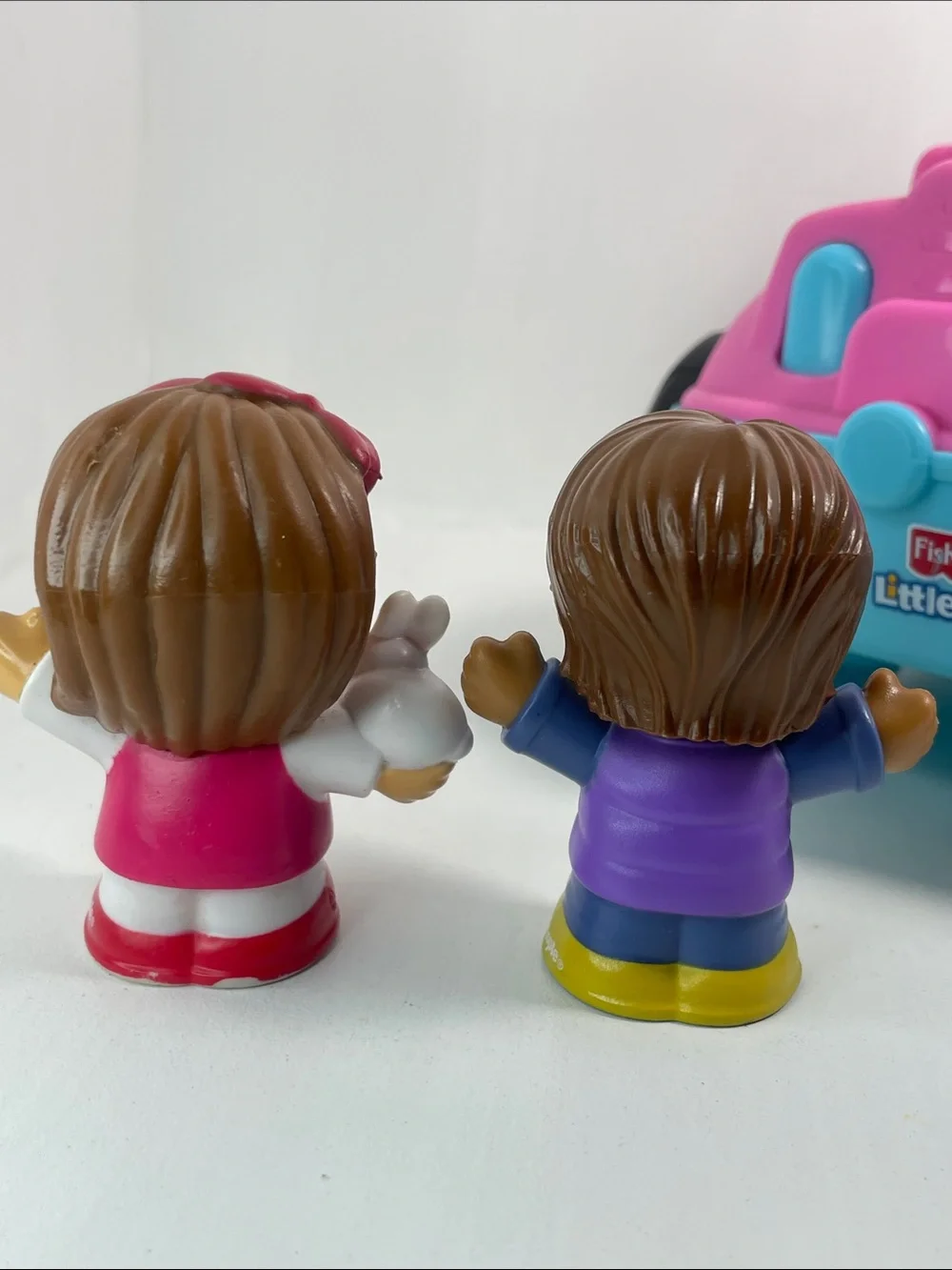 Fisher-Price Little People Pink Adventure Jeep SUV 2010 with 2 figures